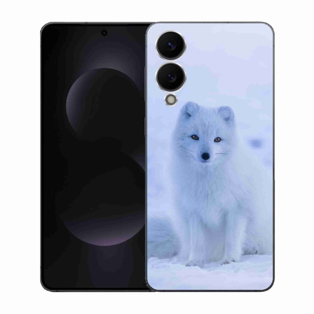Gélový kryt mmCase na Samsung Galaxy S25 Edge - polárna líška