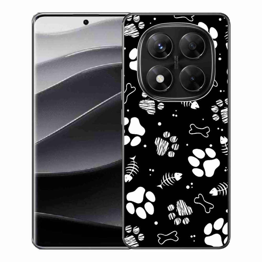 Gélový kryt mmCase na Xiaomi Redmi Note 14 Pro 5G/Poco X7 5G - psie tlapky
