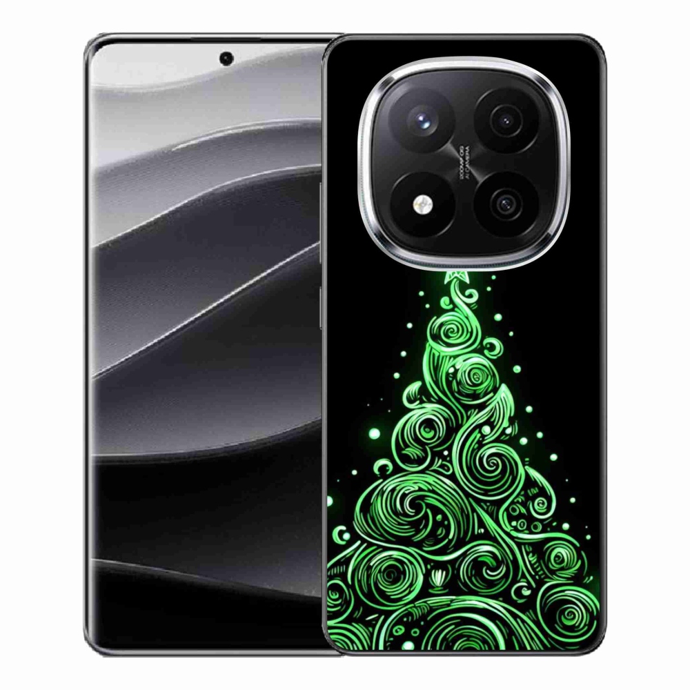 Gélový kryt mmCase na Xiaomi Redmi Note 14 Pro+ 5G - neónový vianočný stromček 3