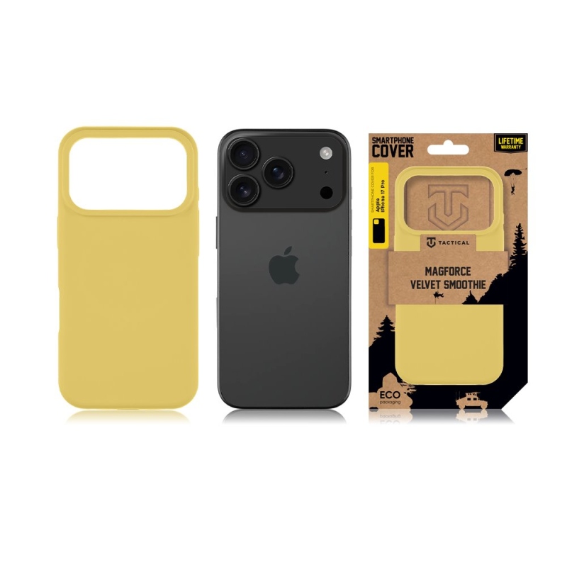Taktický kryt MagForce Velvet Smoothie Cover pre Apple iPhone 17 Pro Banán
