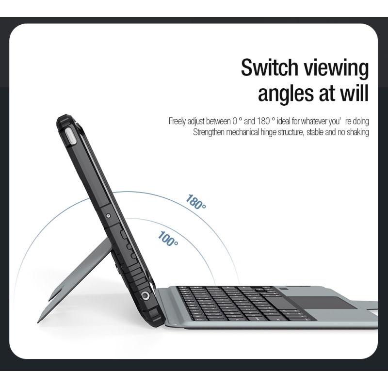 Nillkin Bumper Combo Keyboard Case (Backlit Version) pre iPad 10.2 2019/2020/2021 Black