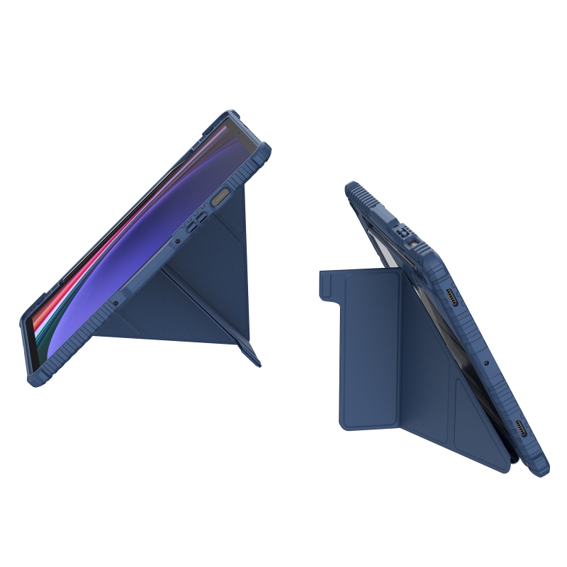 Nillkin Bumper PRO Protective Stand Case Multi-angle pre Samsung Galaxy Tab S9 Sapphire Blue