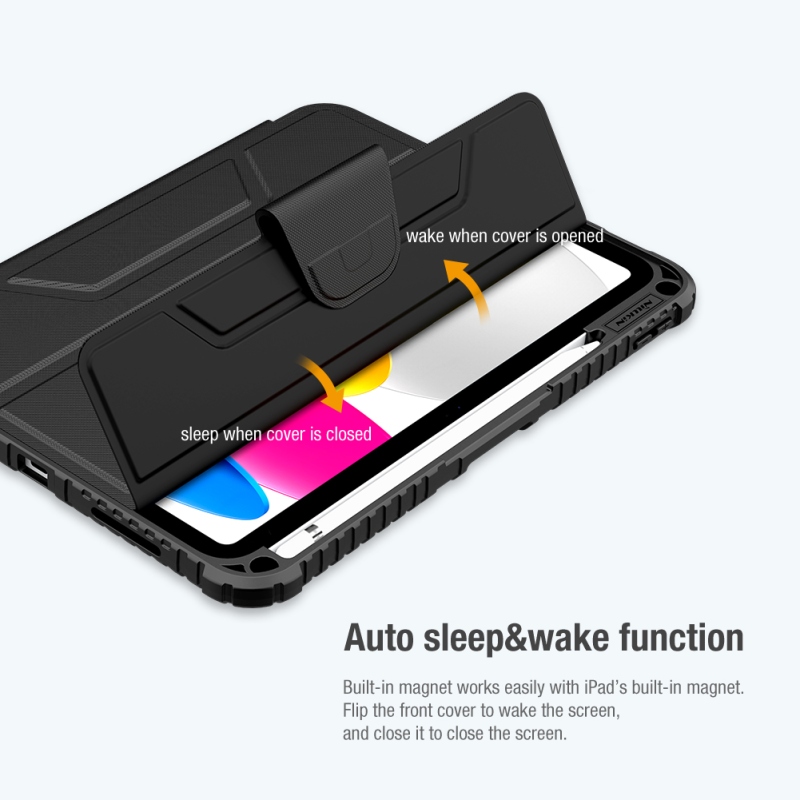 Nillkin Bumper PRO Protective Stand Case pre iPad 10.9 2022 Black