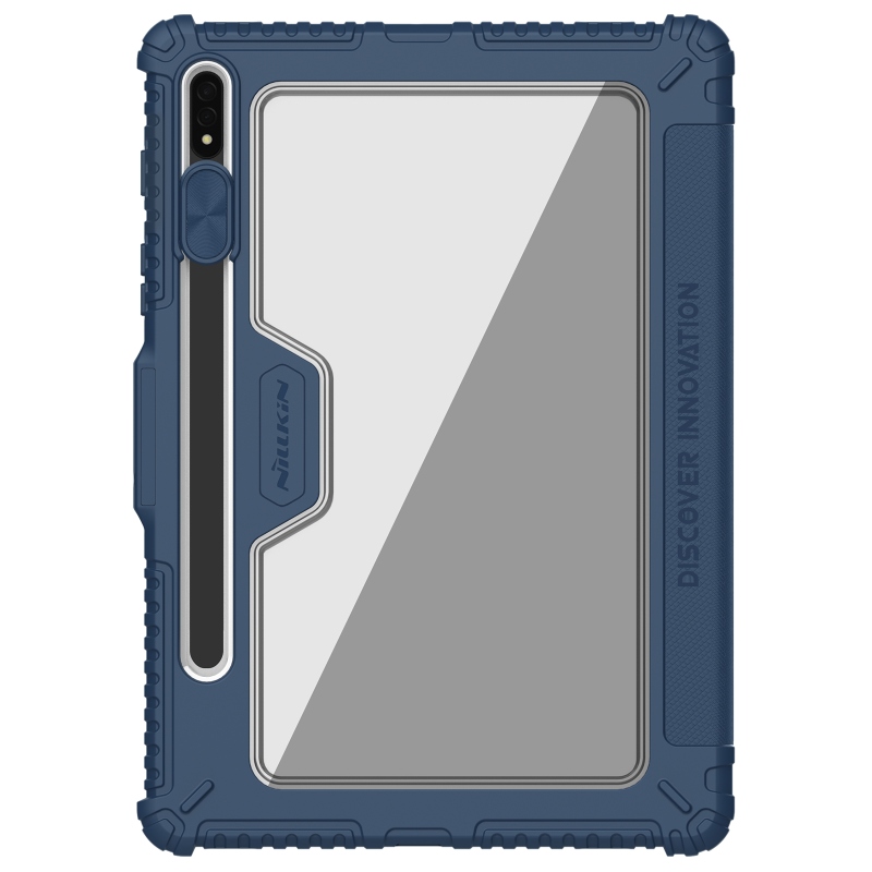 Nillkin Bumper PRO Protective Stand Case pre Samsung Galaxy Tab S7+/S8+/S8+ 5G Sapphire Blue