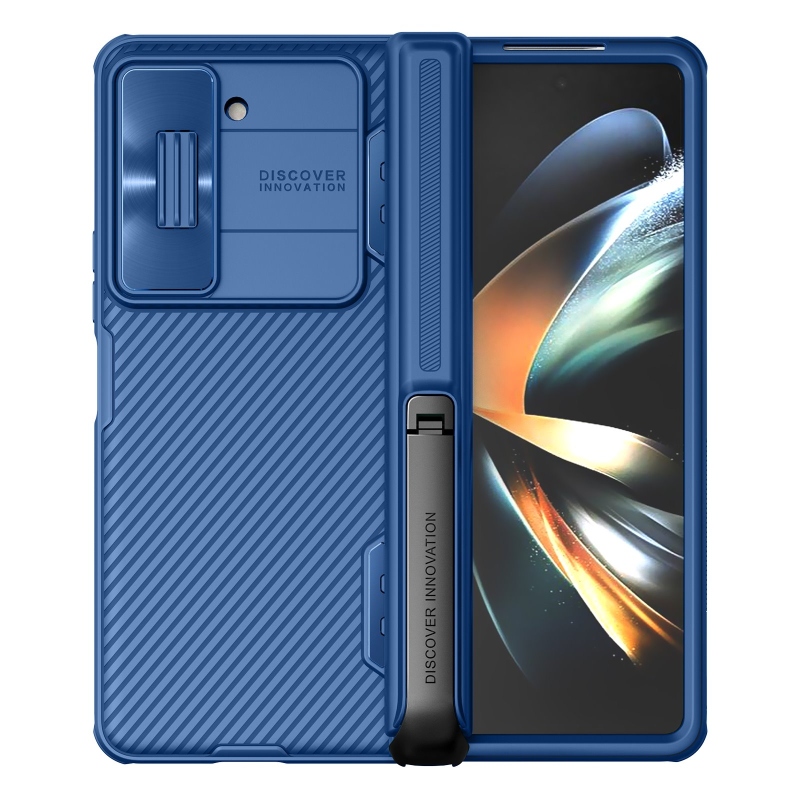 Nillkin CamShield FOLD Stand Zadný Kryt pre Samsung Galaxy Z Fold 5 Blue
