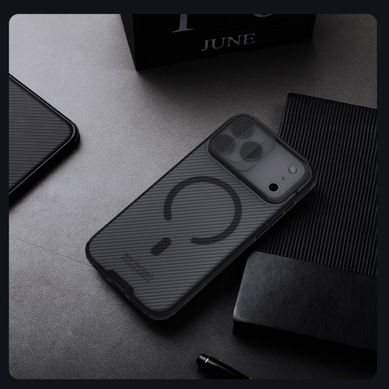 Nillkin CamShield PRO Magnetický zadný kryt pre Apple iPhone 17 Pro Max Transparent Black