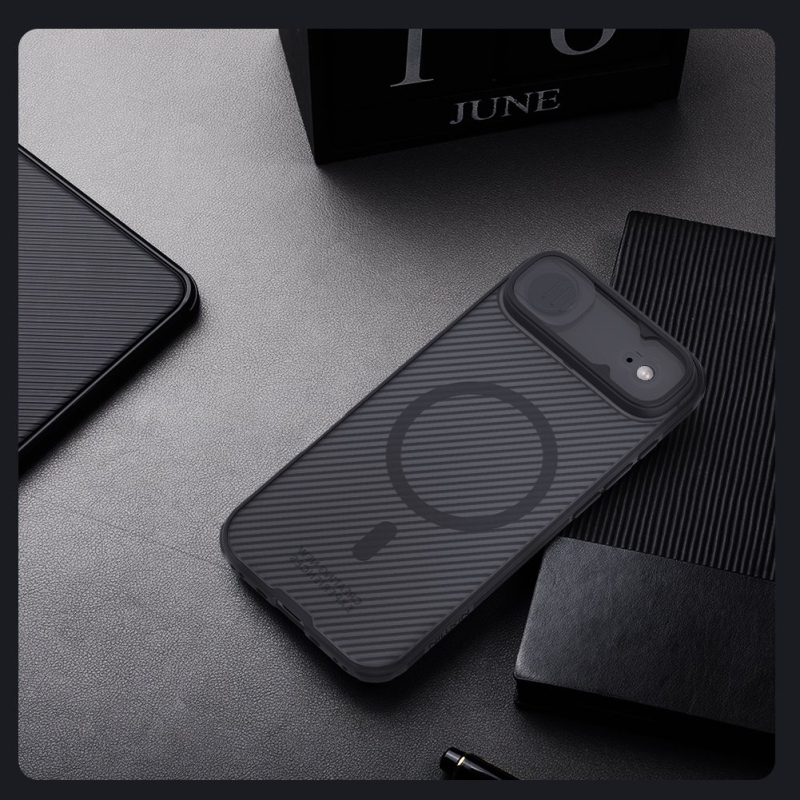 Nillkin CamShield PRO Magnetický zadný kryt pre Apple iPhone Air Transparent Black