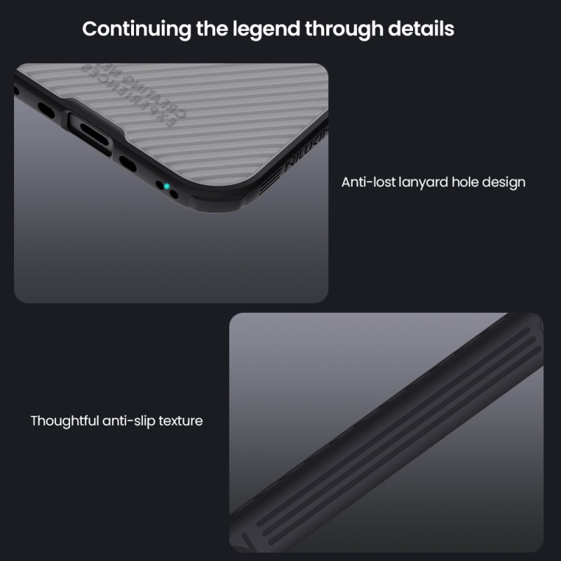 Nillkin CamShield PRO Magnetický zadný kryt pre Apple iPhone Air Transparent Black