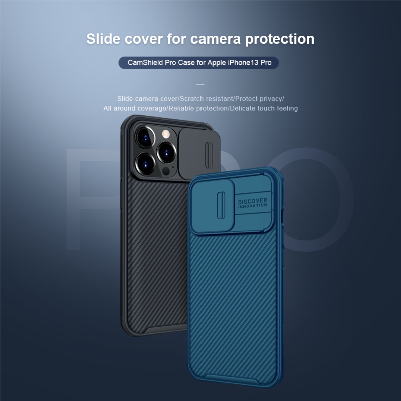 Nillkin CamShield PRO Zadný Kryt pre Apple iPhone 13 Pro Black