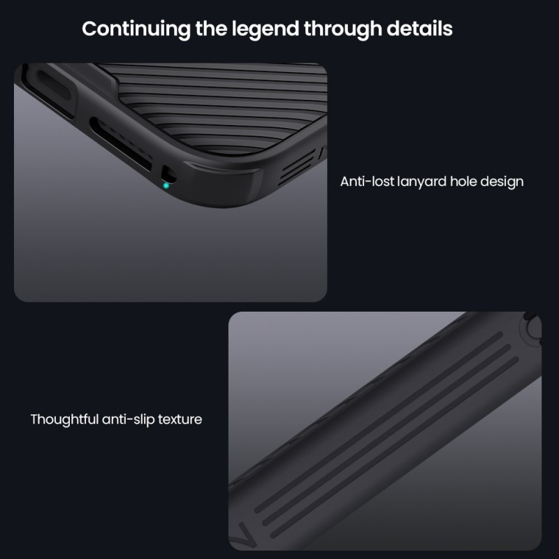 Nillkin CamShield PRO Zadný kryt pre Apple iPhone 17 Pro Max Titanium Gray