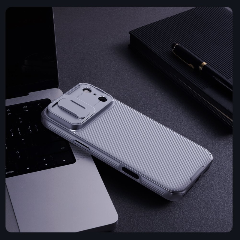 Nillkin CamShield PRO Zadný kryt pre Apple iPhone 17 Pro Max Titanium Gray