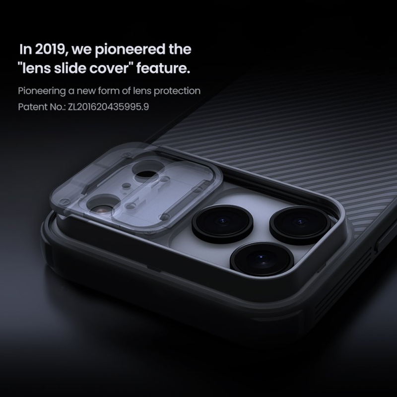 Nillkin CamShield PRO Zadný kryt pre Apple iPhone 17 Pro Max Transparent Black