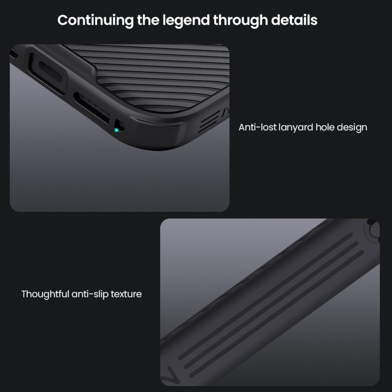 Nillkin CamShield PRO Zadný kryt pre Apple iPhone 17 Pro Titanium Gray