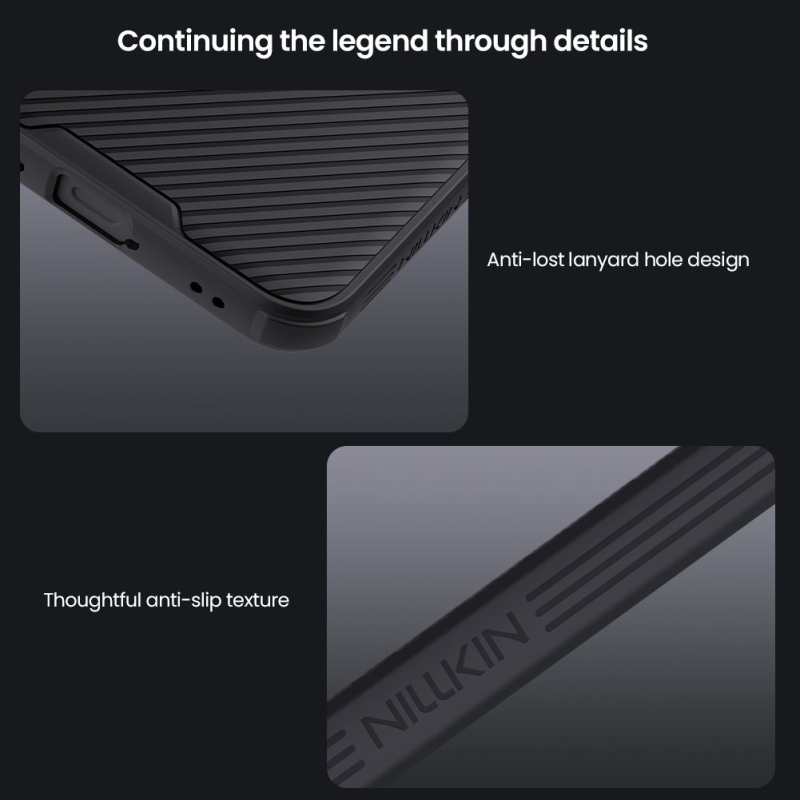 Nillkin CamShield PRO Zadný kryt pre Samsung Galaxy S25 FE Black