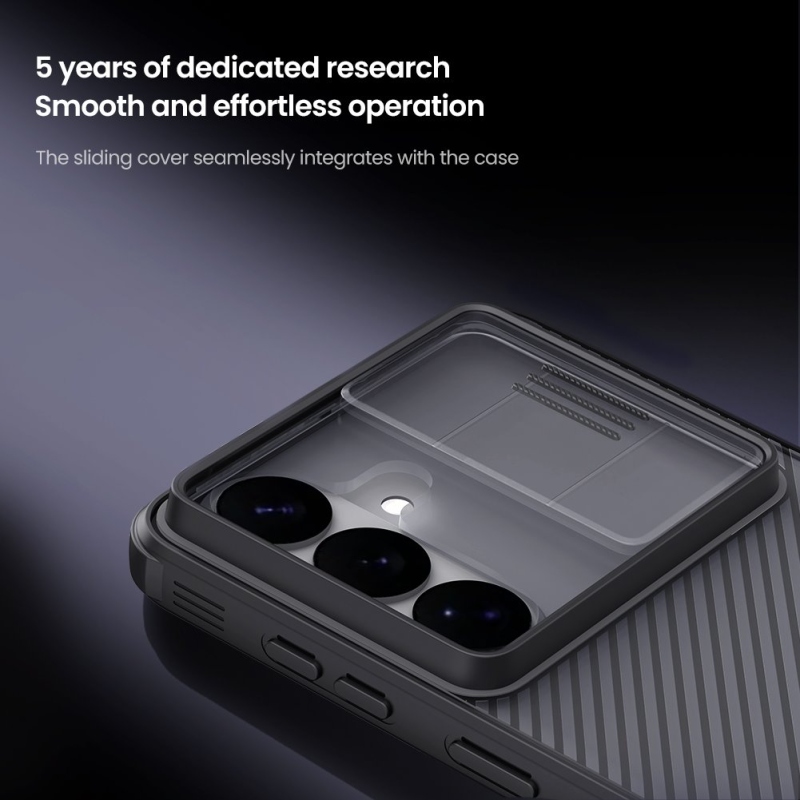 Nillkin CamShield PRO Zadný kryt pre Samsung Galaxy S26+ Transparent Black