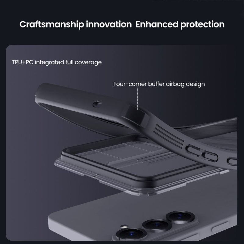 Nillkin CamShield PRO Zadný kryt pre Samsung Galaxy S26 Transparent Black