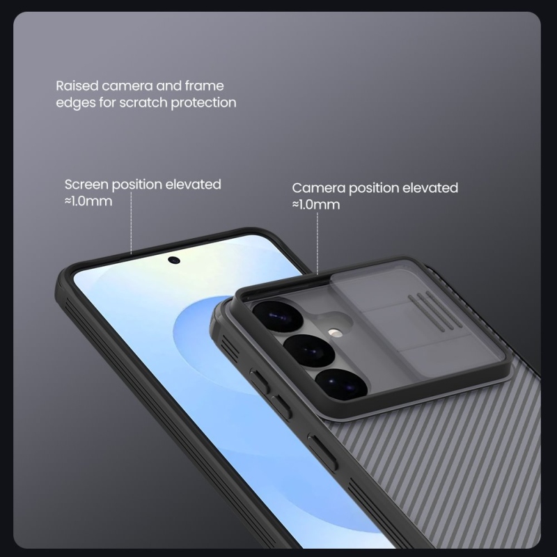 Nillkin CamShield PRO Zadný kryt pre Samsung Galaxy S26+ Transparent Black