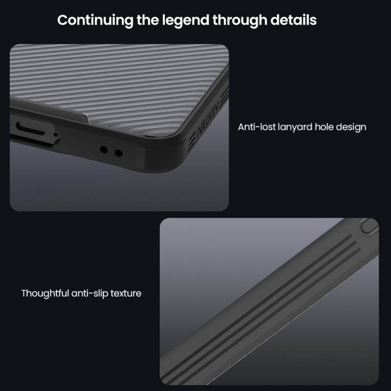 Nillkin CamShield PRO Zadný kryt pre Samsung Galaxy S26+ Transparent Black