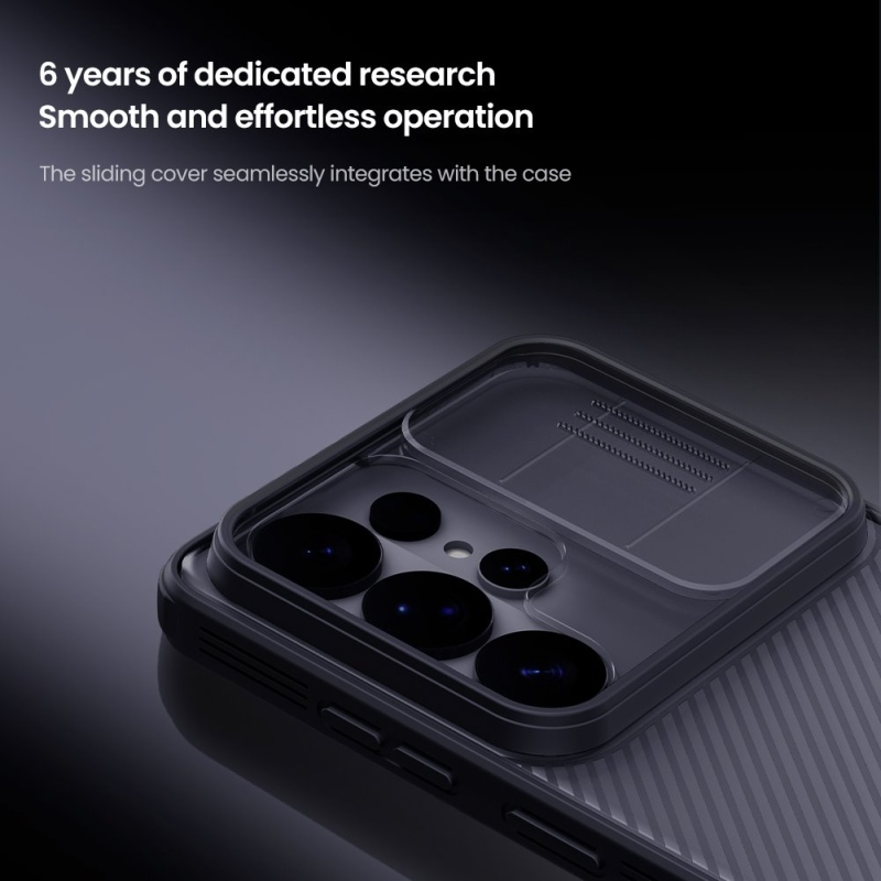 Nillkin CamShield PRO Zadný kryt pre Samsung Galaxy S26 Ultra Transparent Black