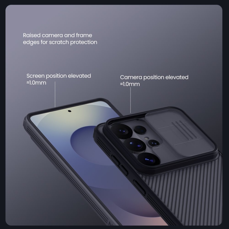 Nillkin CamShield PRO Zadný kryt pre Samsung Galaxy S26 Ultra Transparent Black