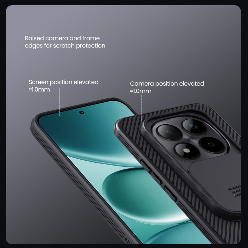 Nillkin CamShield PRO Zadný kryt pre Xiaomi Redmi Note 15 Pro+ 5G Black