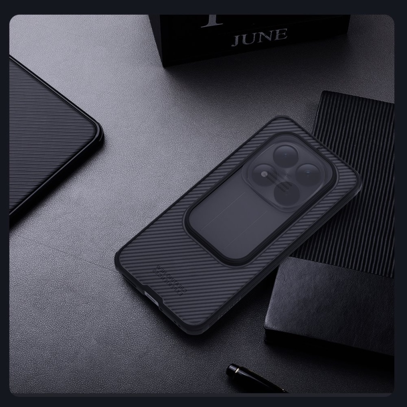 Nillkin CamShield PRO Zadný kryt pre Xiaomi Redmi Note 15 Pro+ 5G Transparent Black