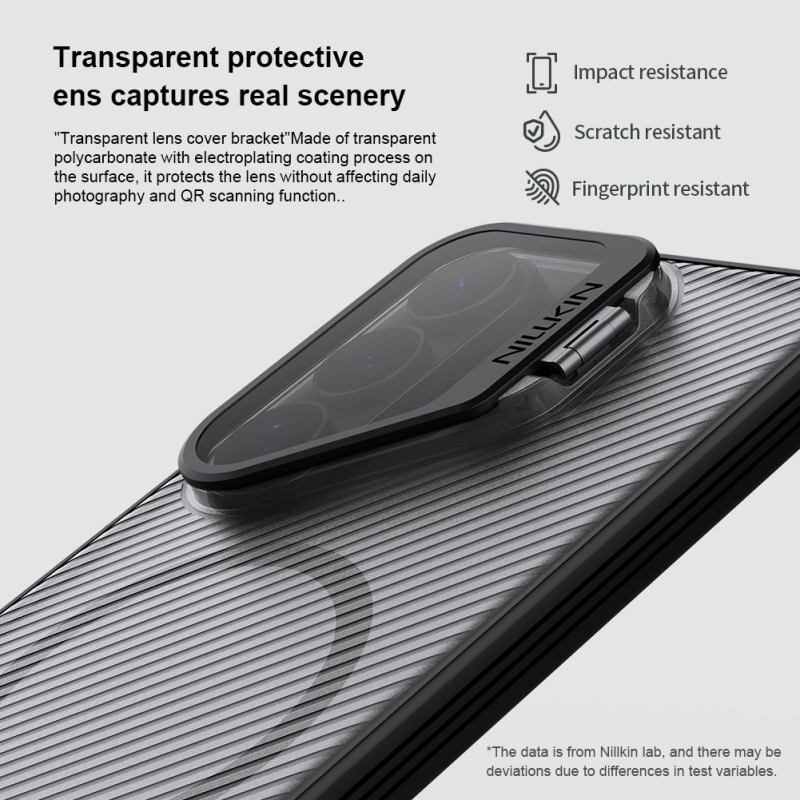 Nillkin CamShield Prop Magnetic (Transparent Lens) Zadný kryt pre Samsung Galaxy S26 Ultra Transparent Black