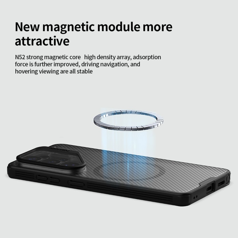 Nillkin CamShield Prop Magnetic (Transparent Lens) Zadný kryt pre Samsung Galaxy S26 Ultra Transparent Black