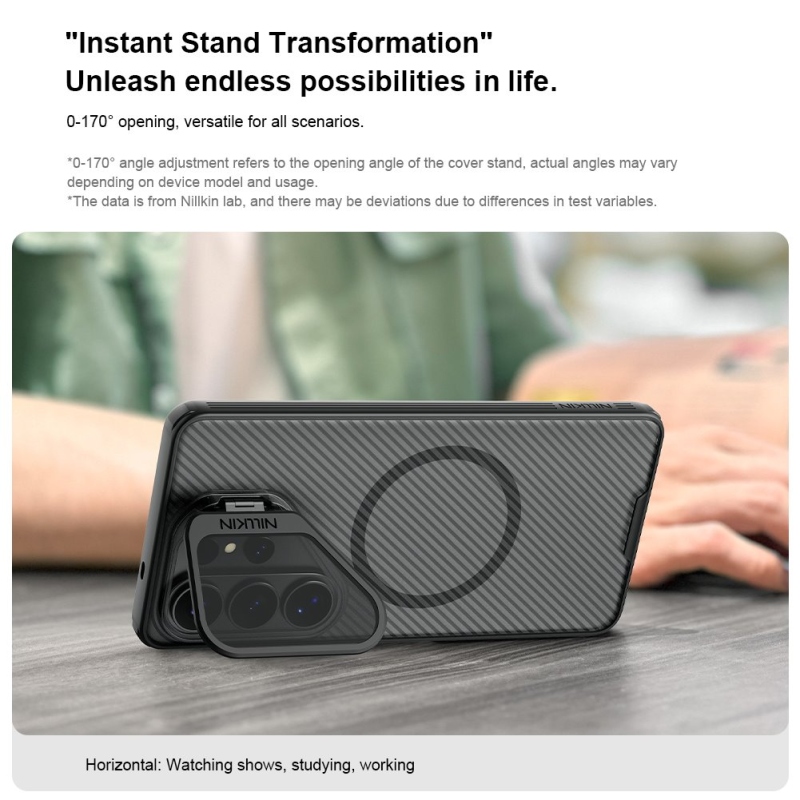 Nillkin CamShield Prop Magnetic (Transparent Lens) Zadný kryt pre Samsung Galaxy S26 Ultra Transparent Black