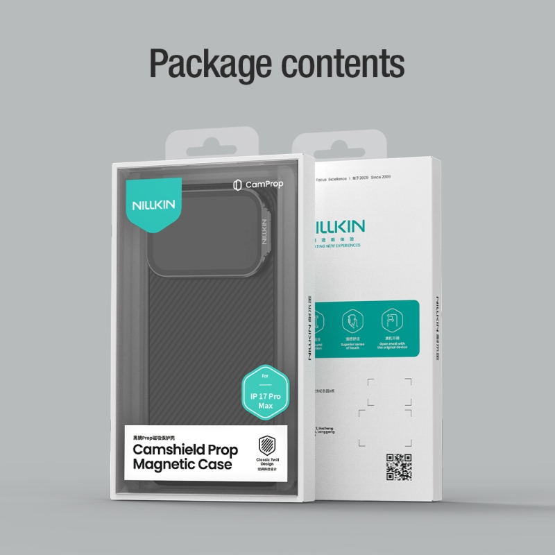 Nillkin CamShield Prop Magnetický zadný kryt pre Apple iPhone 17 Pro Max Black