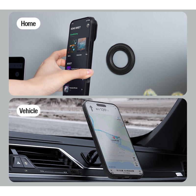 Nillkin CamShield Prop Magnetický zadný kryt pre Apple iPhone 17 Pro Max Black