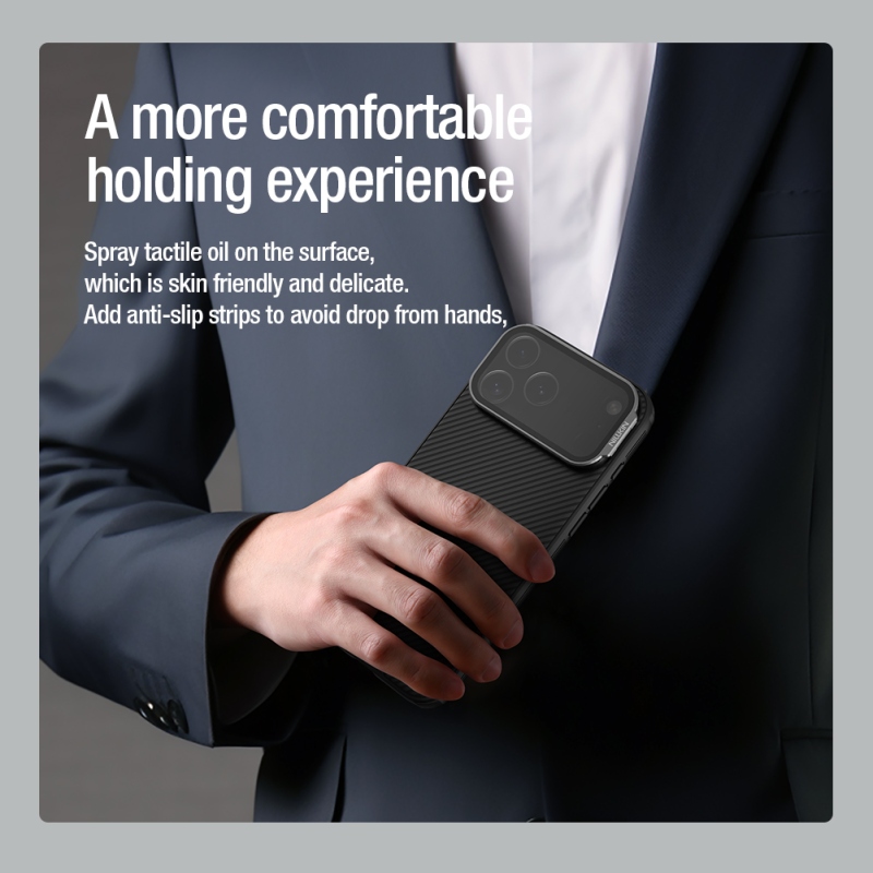 Nillkin CamShield Prop Magnetický zadný kryt pre Apple iPhone 17 Pro Max Black