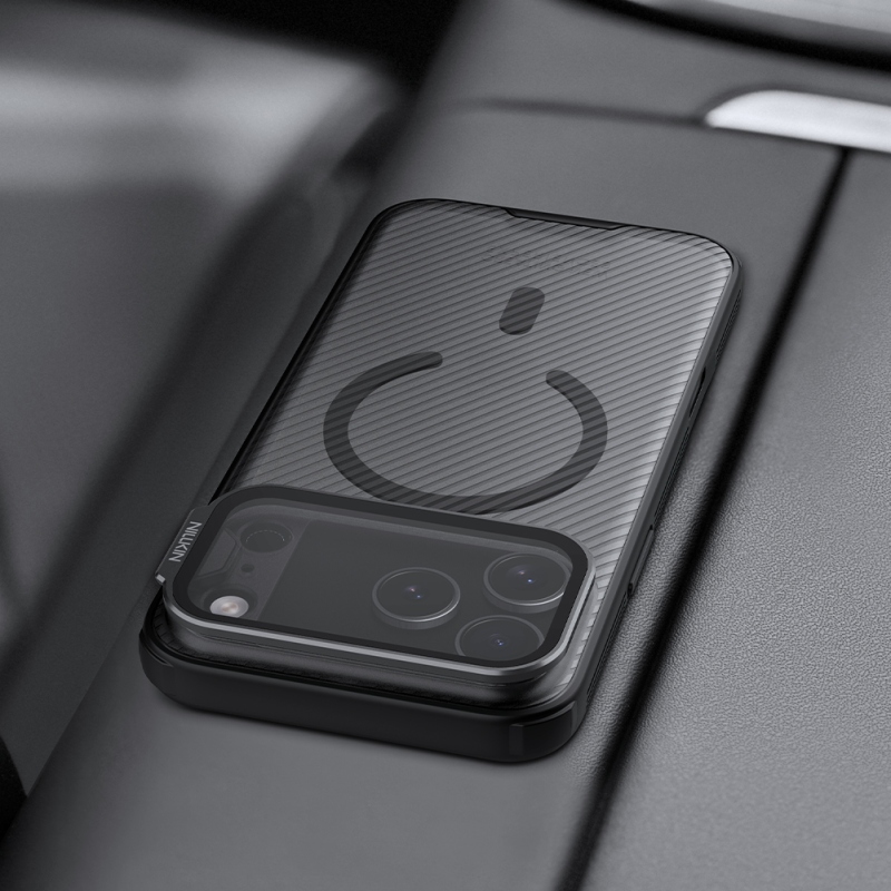 Nillkin CamShield Prop Magnetický zadný kryt pre Apple iPhone 17 Pro Max Transparent Black