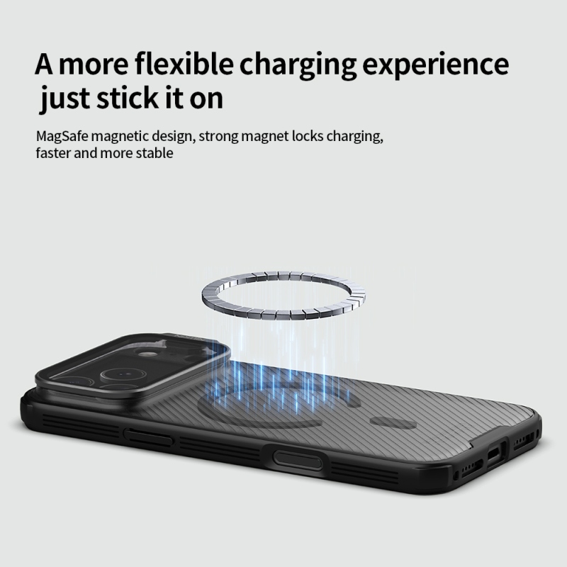 Nillkin CamShield Prop Magnetický zadný kryt pre Apple iPhone 17 Pro Max Transparent Black