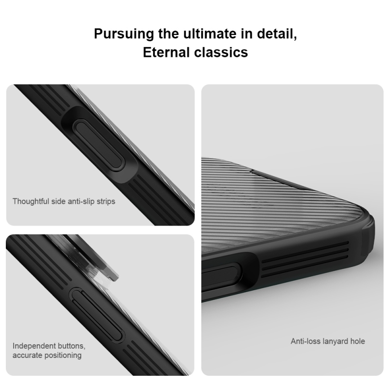 Nillkin CamShield Prop Magnetický zadný kryt pre Apple iPhone 17 Pro Max Transparent Black