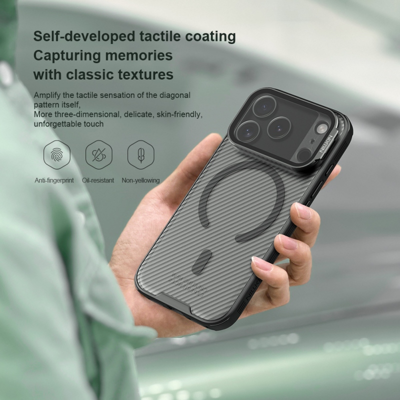 Nillkin CamShield Prop Magnetický zadný kryt pre Apple iPhone 17 Pro Transparent Black