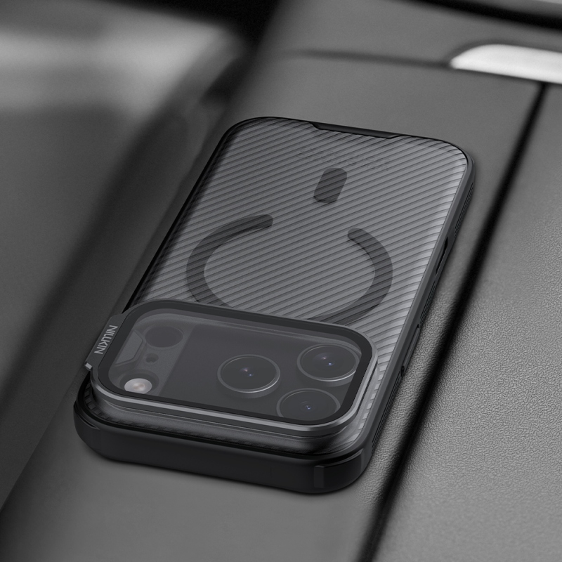 Nillkin CamShield Prop Magnetický zadný kryt pre Apple iPhone 17 Pro Transparent Black