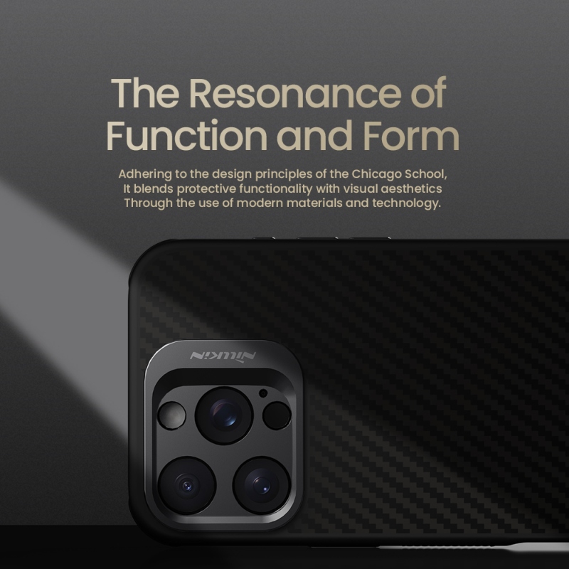 Nillkin CarboProp Aramid Magnetic Zadný Kryt pre Apple iPhone 16 Pro Black