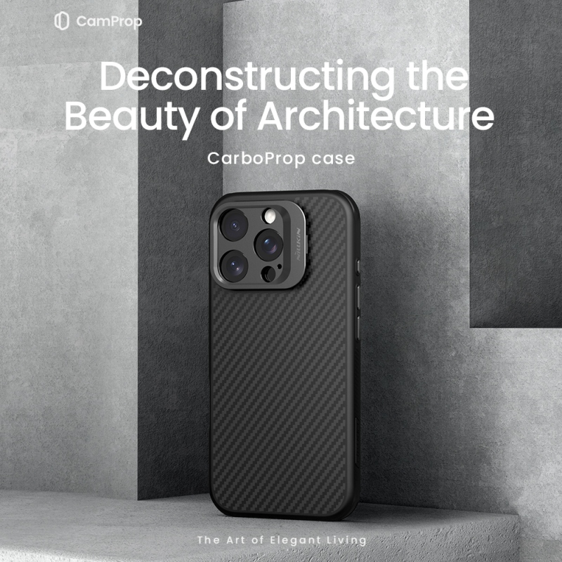 Nillkin CarboProp Aramid Magnetic Zadný Kryt pre Apple iPhone 16 Pro Black