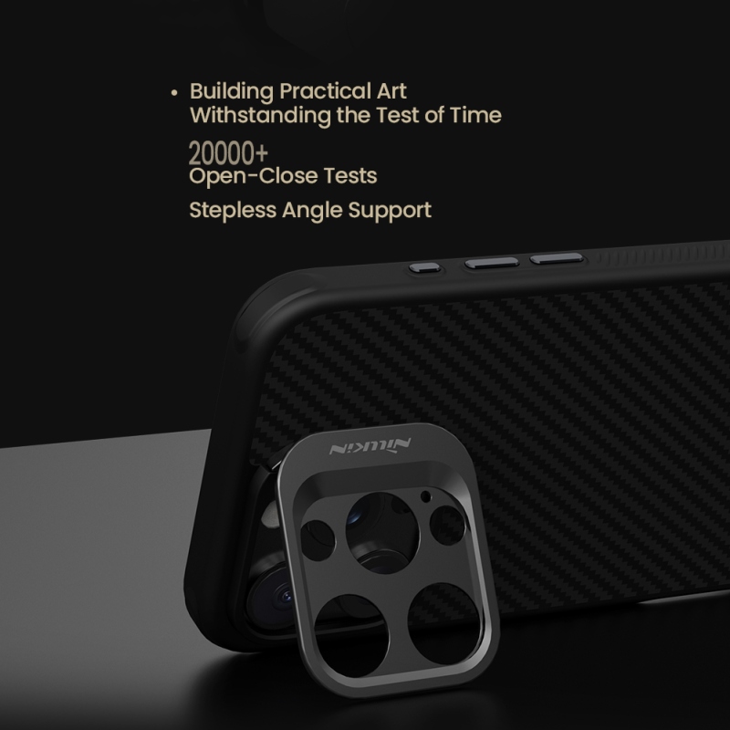 Nillkin CarboProp Aramid Magnetic Zadný Kryt pre Apple iPhone 16 Pro Black