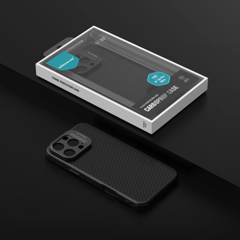 Nillkin CarboProp Aramid Magnetic Zadný Kryt pre Apple iPhone 16 Pro Max Black