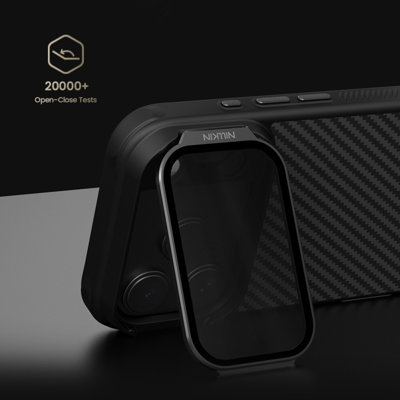 Nillkin CarboProp Aramidový magnetický zadný kryt pre Apple iPhone 17 Pro Black