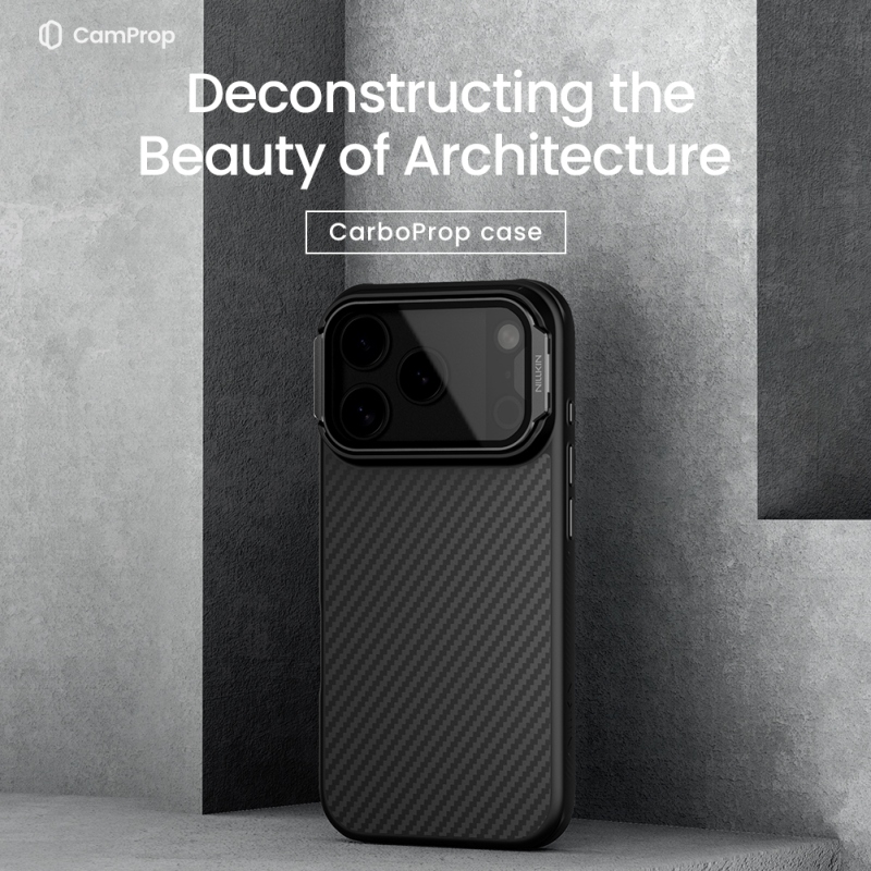 Nillkin CarboProp Aramidový magnetický zadný kryt pre Apple iPhone 17 Pro Black