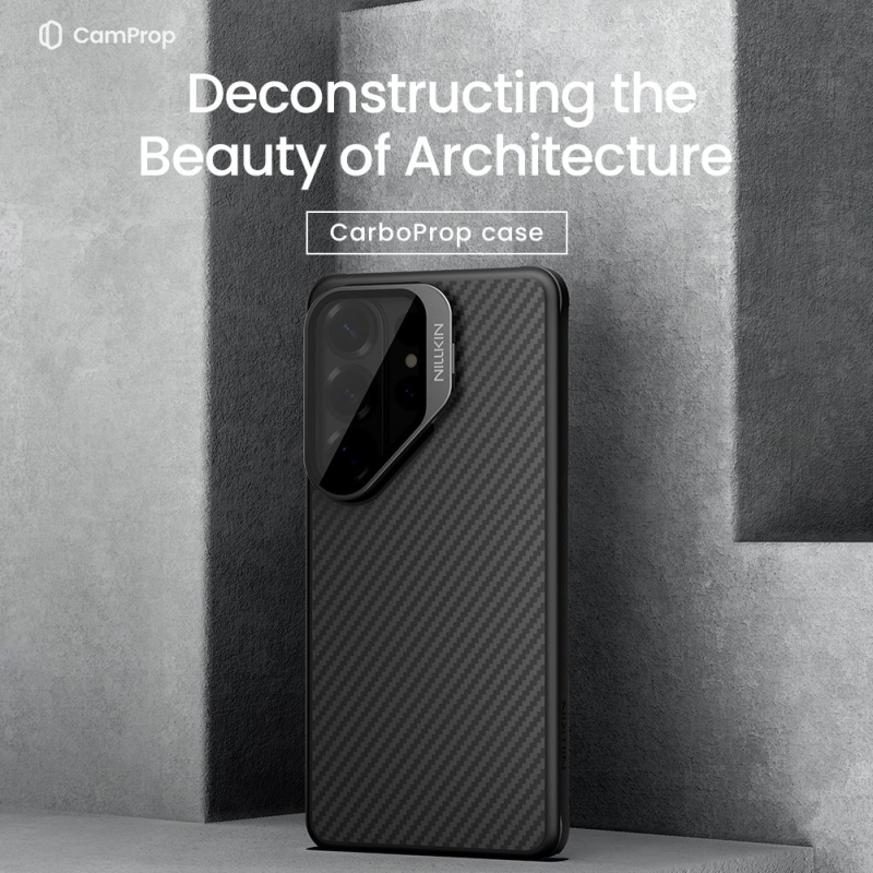 Nillkin CarboProp Aramid Magnetický zadný kryt pre Samsung Galaxy S26 Ultra Black/Transparent