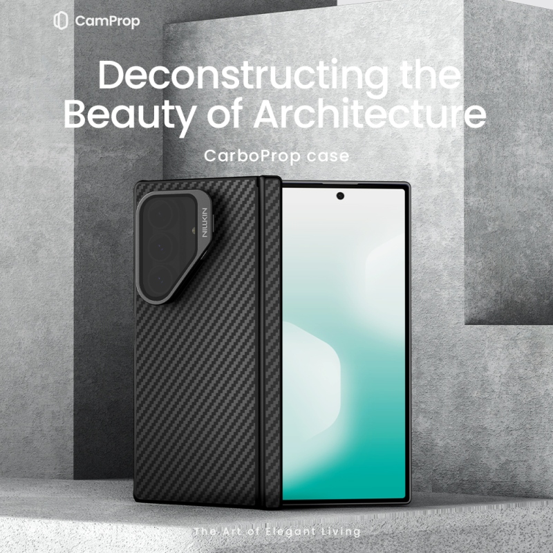 Nillkin CarboProp Aramid Magnetický zadný kryt pre Samsung Galaxy Z Fold 7 Black