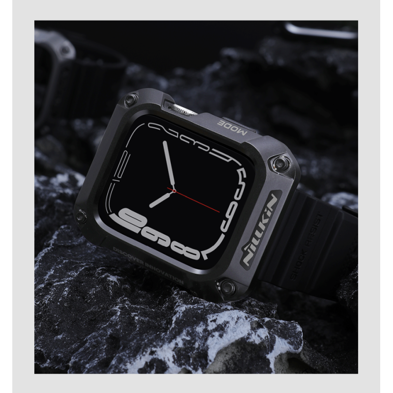 Nillkin DynaGuard Remienok + Kryt pre Apple Watch Series 44mm 4/5/6 Black