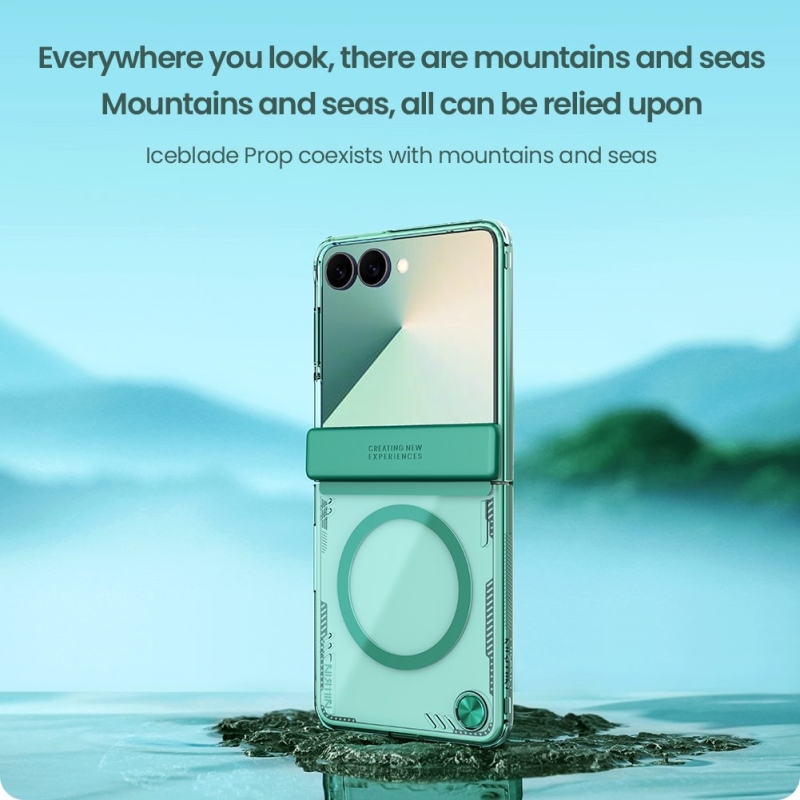 Nillkin Iceblade Magnetic Kryt pre Samsung Galaxy Z Flip 7 Green