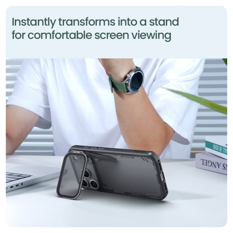 Nillkin Iceblade Prop Cover pre Apple iPhone 17 Pro Dark Night Black