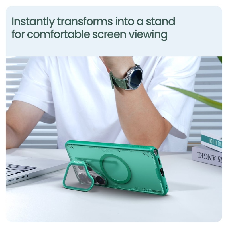 Nillkin Iceblade Prop Magnetický kryt pre Samsung Galaxy S26 Ultra Green