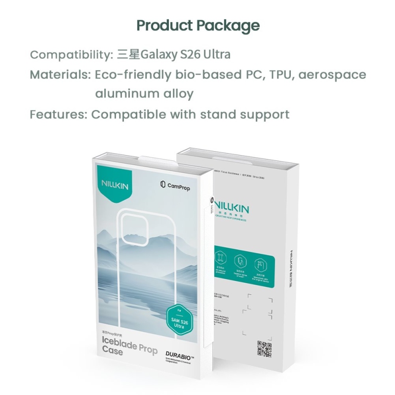 Nillkin Iceblade Prop Magnetický kryt pre Samsung Galaxy S26 Ultra Green